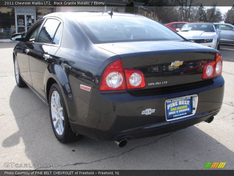 Black Granite Metallic / Ebony 2011 Chevrolet Malibu LTZ