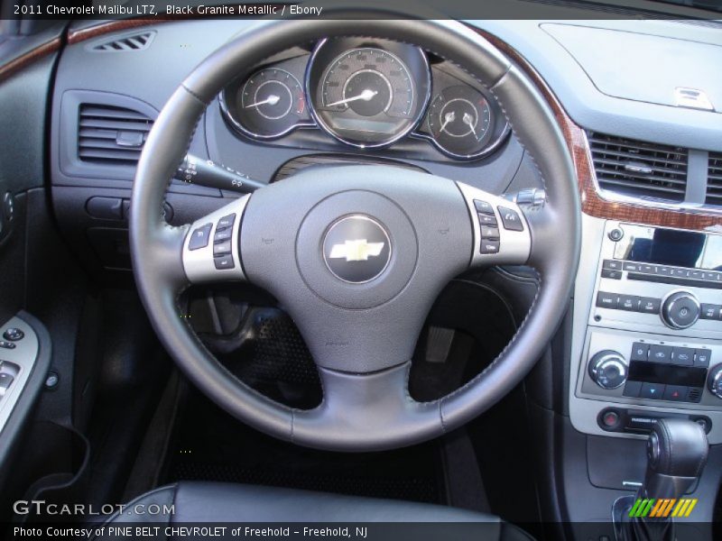 Black Granite Metallic / Ebony 2011 Chevrolet Malibu LTZ