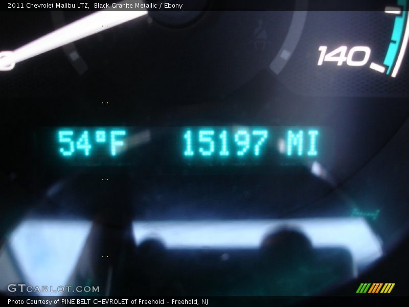 Black Granite Metallic / Ebony 2011 Chevrolet Malibu LTZ