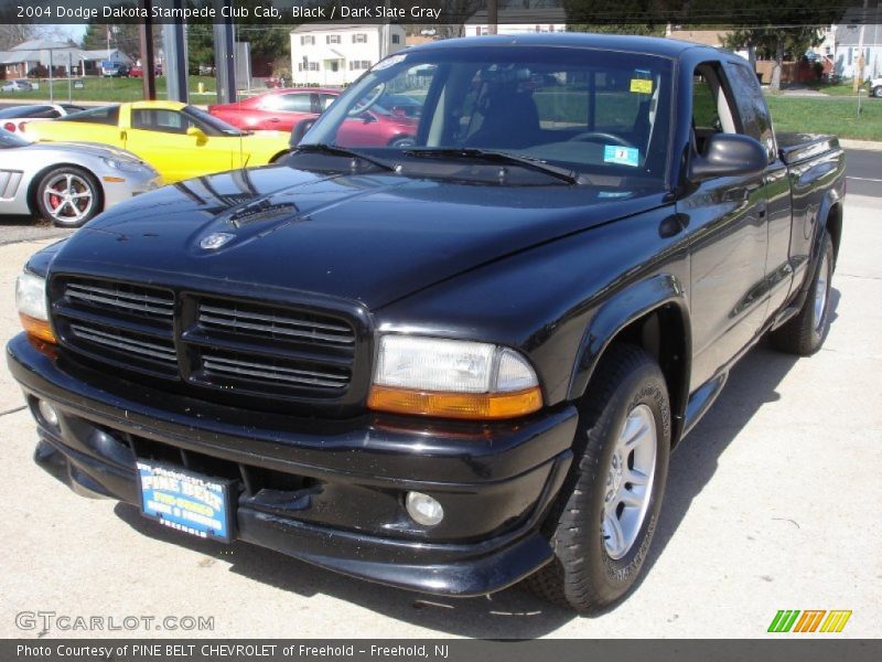 Black / Dark Slate Gray 2004 Dodge Dakota Stampede Club Cab
