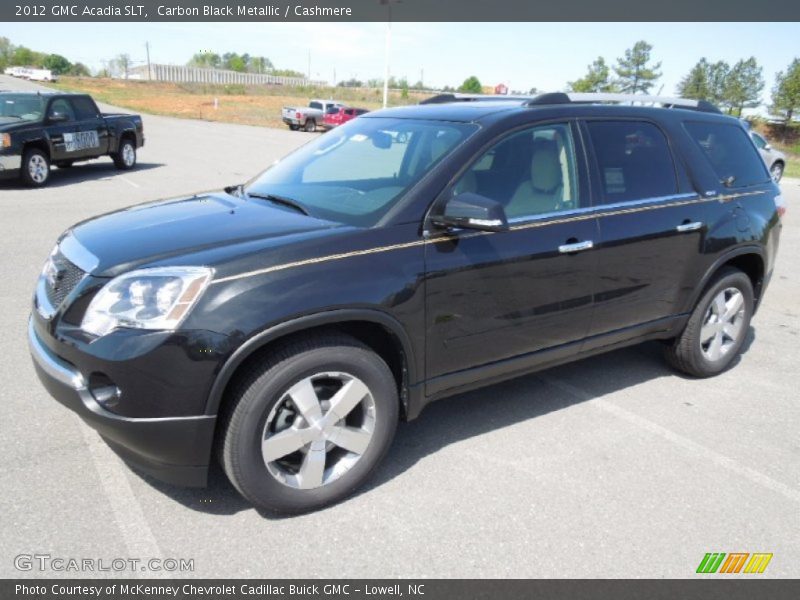 Carbon Black Metallic / Cashmere 2012 GMC Acadia SLT