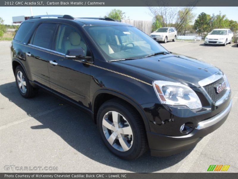 Carbon Black Metallic / Cashmere 2012 GMC Acadia SLT