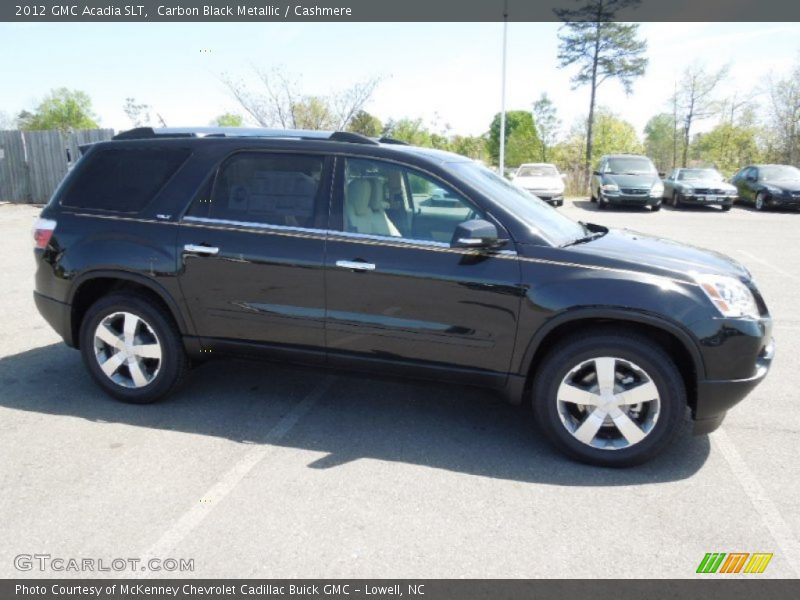 Carbon Black Metallic / Cashmere 2012 GMC Acadia SLT