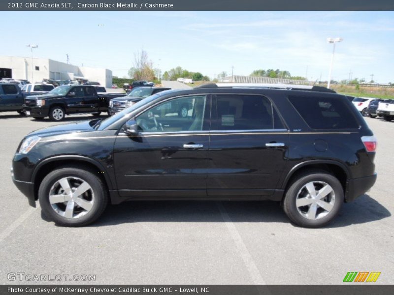 Carbon Black Metallic / Cashmere 2012 GMC Acadia SLT
