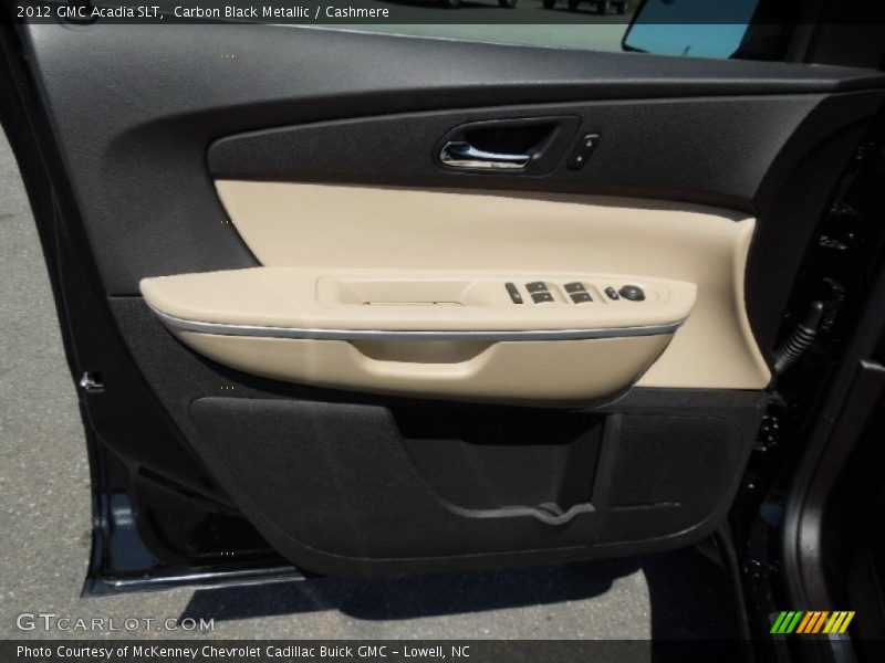 Carbon Black Metallic / Cashmere 2012 GMC Acadia SLT