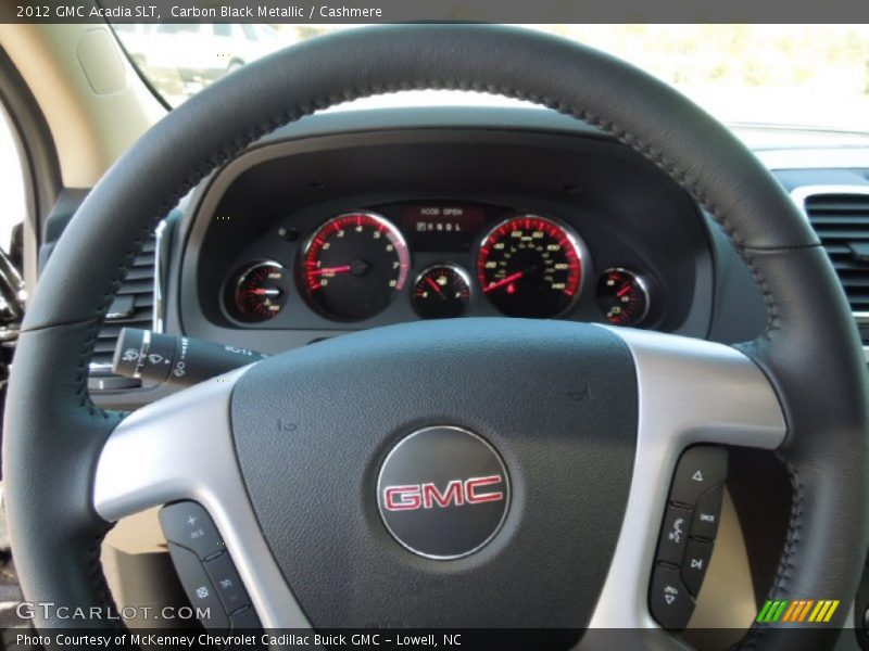 Carbon Black Metallic / Cashmere 2012 GMC Acadia SLT