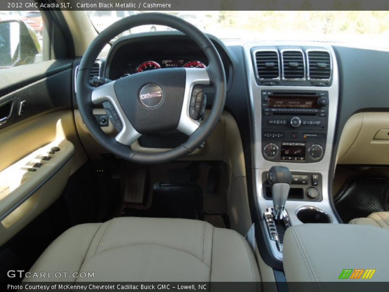 Carbon Black Metallic / Cashmere 2012 GMC Acadia SLT