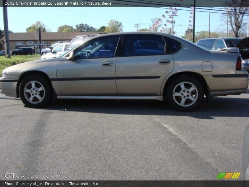 Sandrift Metallic / Neutral Beige 2003 Chevrolet Impala LS
