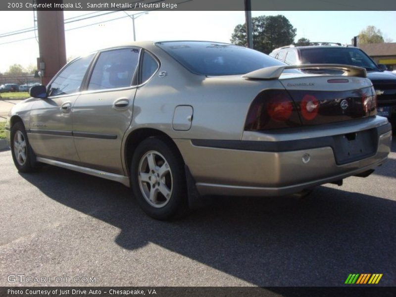 Sandrift Metallic / Neutral Beige 2003 Chevrolet Impala LS