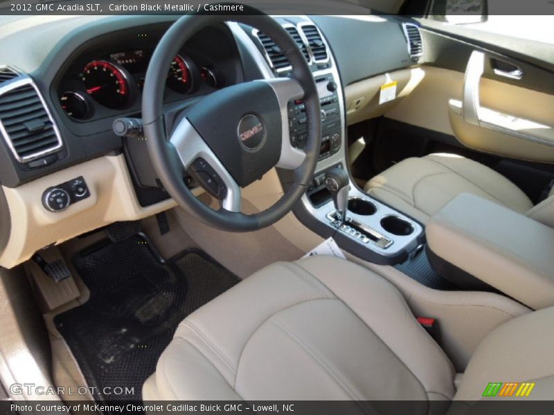 Carbon Black Metallic / Cashmere 2012 GMC Acadia SLT