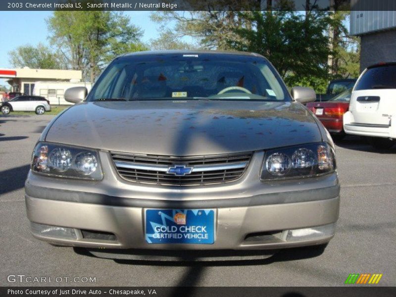 Sandrift Metallic / Neutral Beige 2003 Chevrolet Impala LS