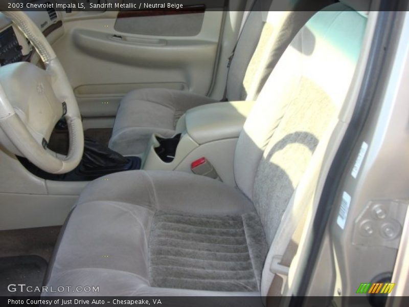 Sandrift Metallic / Neutral Beige 2003 Chevrolet Impala LS