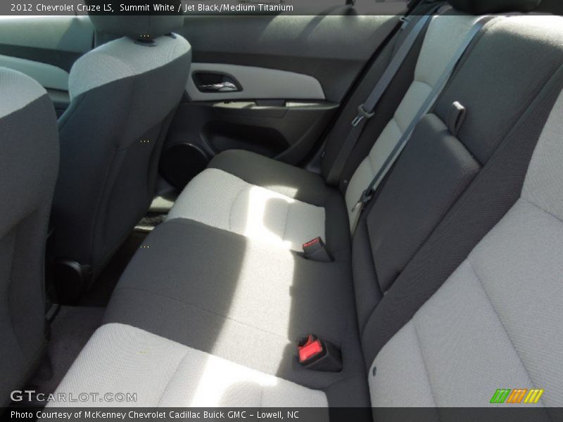 Summit White / Jet Black/Medium Titanium 2012 Chevrolet Cruze LS