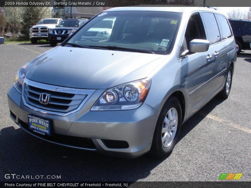 Sterling Gray Metallic / Gray 2009 Honda Odyssey EX