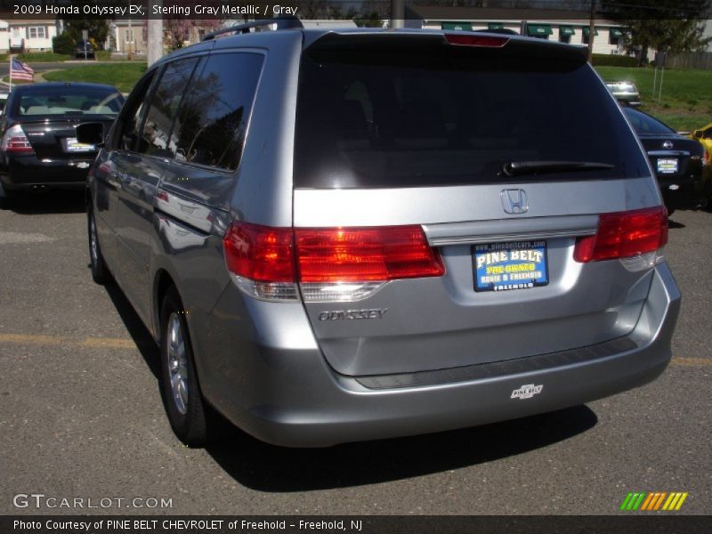 Sterling Gray Metallic / Gray 2009 Honda Odyssey EX