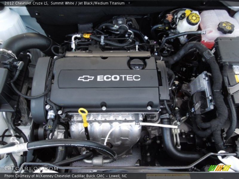 Summit White / Jet Black/Medium Titanium 2012 Chevrolet Cruze LS