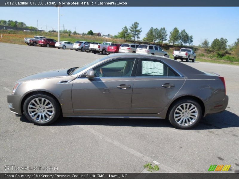Mocha Steel Metallic / Cashmere/Cocoa 2012 Cadillac CTS 3.6 Sedan