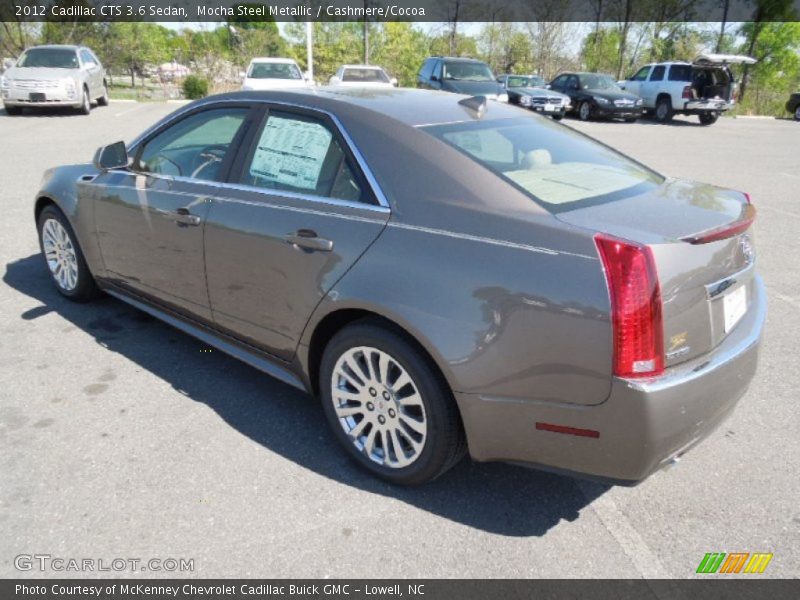 Mocha Steel Metallic / Cashmere/Cocoa 2012 Cadillac CTS 3.6 Sedan