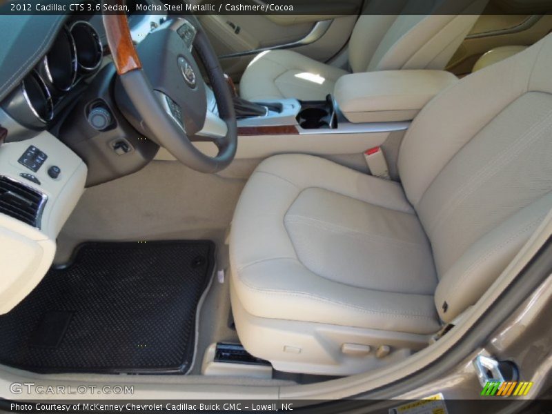 Mocha Steel Metallic / Cashmere/Cocoa 2012 Cadillac CTS 3.6 Sedan