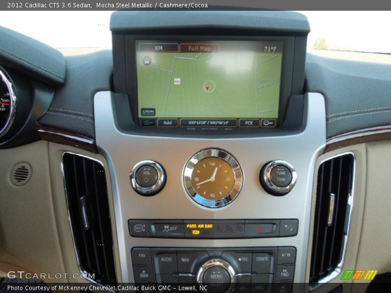 Mocha Steel Metallic / Cashmere/Cocoa 2012 Cadillac CTS 3.6 Sedan