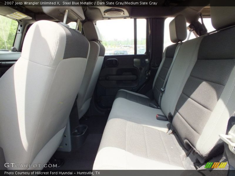 Steel Blue Metallic / Dark Slate Gray/Medium Slate Gray 2007 Jeep Wrangler Unlimited X
