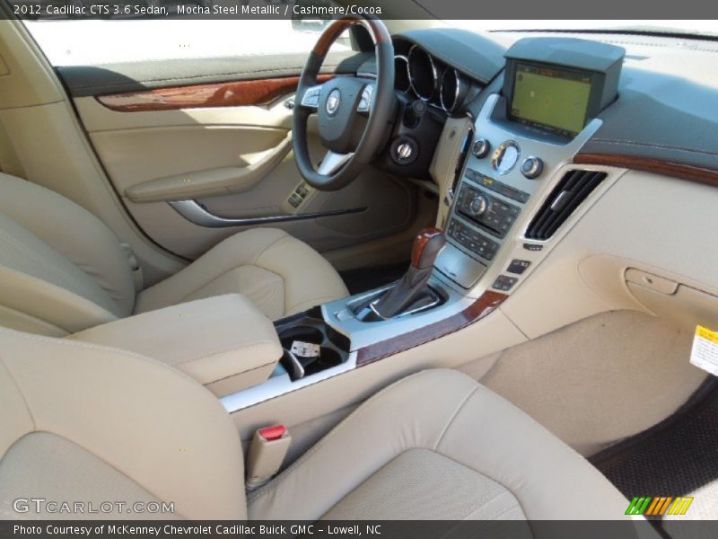 Mocha Steel Metallic / Cashmere/Cocoa 2012 Cadillac CTS 3.6 Sedan