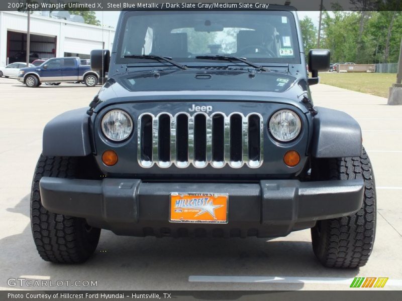 Steel Blue Metallic / Dark Slate Gray/Medium Slate Gray 2007 Jeep Wrangler Unlimited X