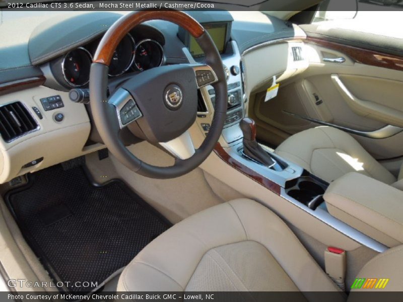 Mocha Steel Metallic / Cashmere/Cocoa 2012 Cadillac CTS 3.6 Sedan