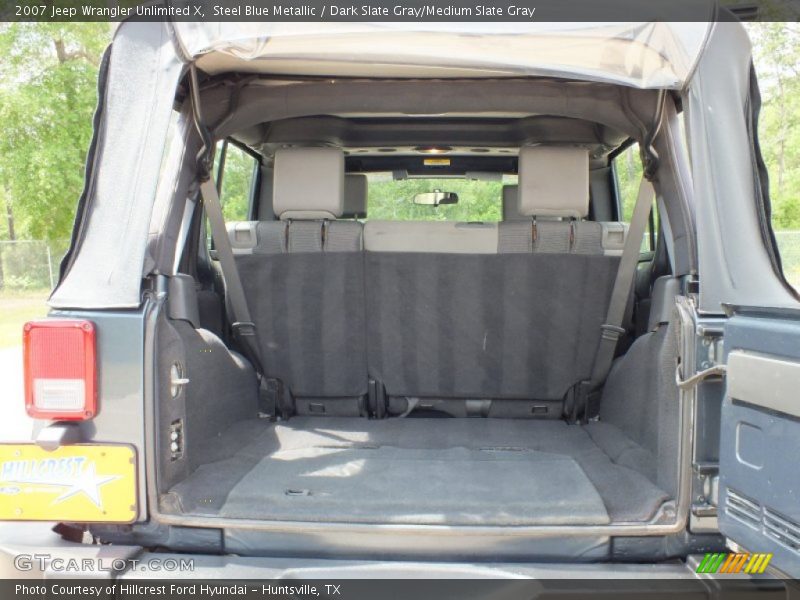 Steel Blue Metallic / Dark Slate Gray/Medium Slate Gray 2007 Jeep Wrangler Unlimited X