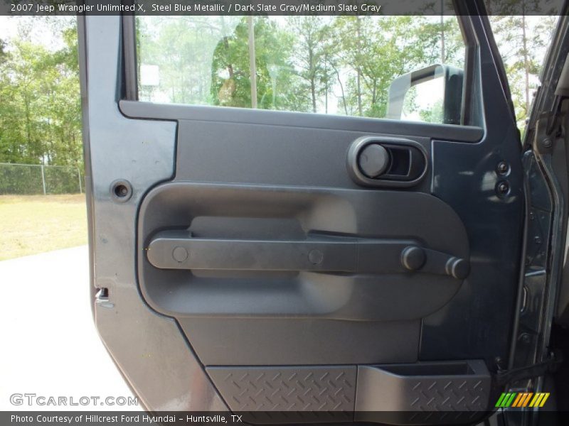 Steel Blue Metallic / Dark Slate Gray/Medium Slate Gray 2007 Jeep Wrangler Unlimited X