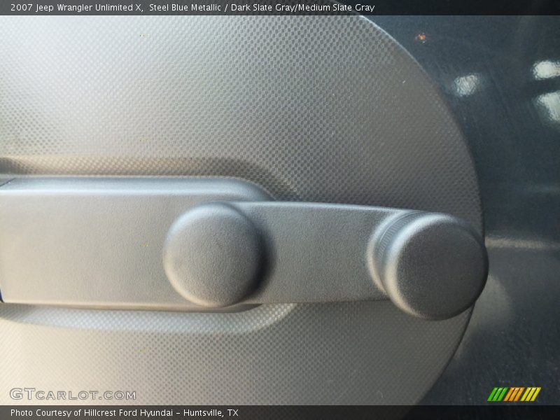 Steel Blue Metallic / Dark Slate Gray/Medium Slate Gray 2007 Jeep Wrangler Unlimited X