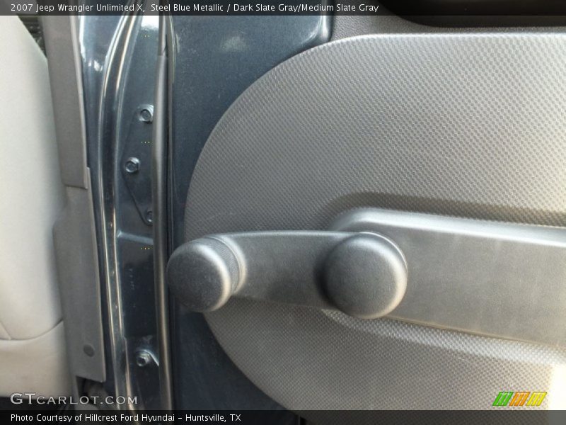 Steel Blue Metallic / Dark Slate Gray/Medium Slate Gray 2007 Jeep Wrangler Unlimited X