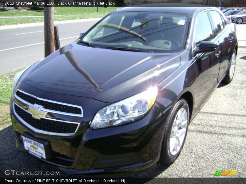 Black Granite Metallic / Jet Black 2013 Chevrolet Malibu ECO