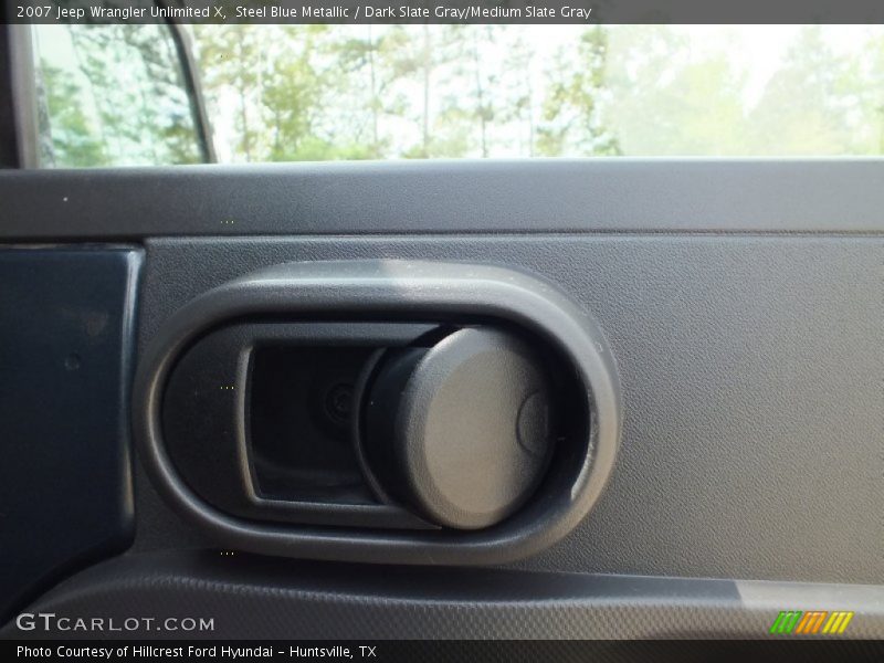 Steel Blue Metallic / Dark Slate Gray/Medium Slate Gray 2007 Jeep Wrangler Unlimited X