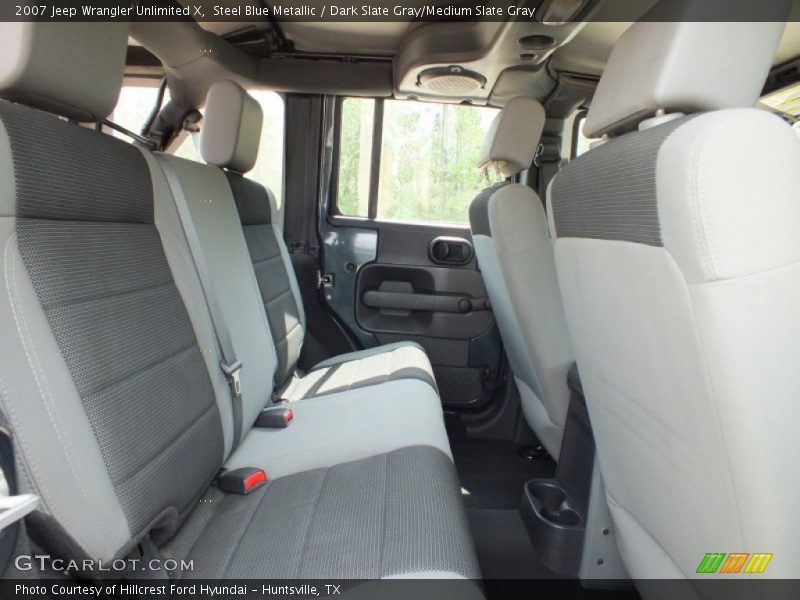 Steel Blue Metallic / Dark Slate Gray/Medium Slate Gray 2007 Jeep Wrangler Unlimited X