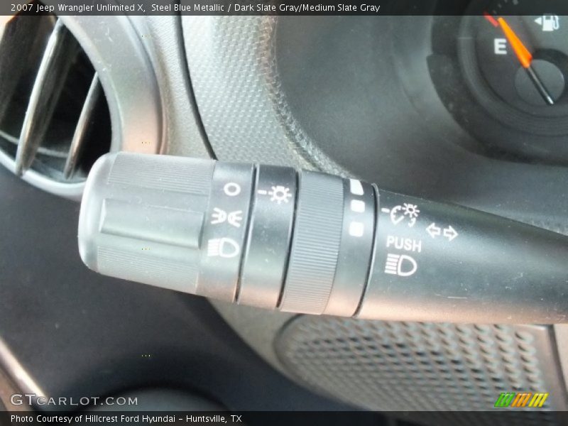 Steel Blue Metallic / Dark Slate Gray/Medium Slate Gray 2007 Jeep Wrangler Unlimited X