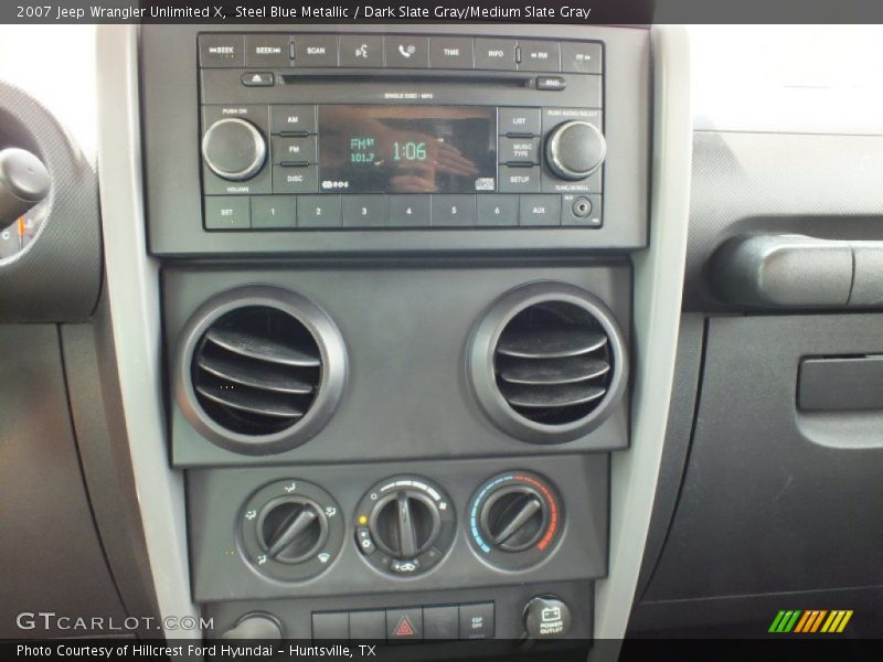 Steel Blue Metallic / Dark Slate Gray/Medium Slate Gray 2007 Jeep Wrangler Unlimited X