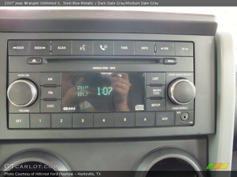 Steel Blue Metallic / Dark Slate Gray/Medium Slate Gray 2007 Jeep Wrangler Unlimited X