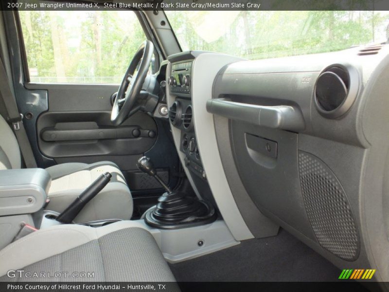 Steel Blue Metallic / Dark Slate Gray/Medium Slate Gray 2007 Jeep Wrangler Unlimited X
