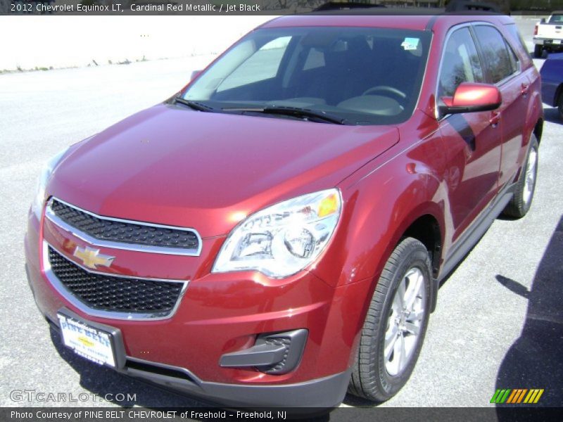 Cardinal Red Metallic / Jet Black 2012 Chevrolet Equinox LT