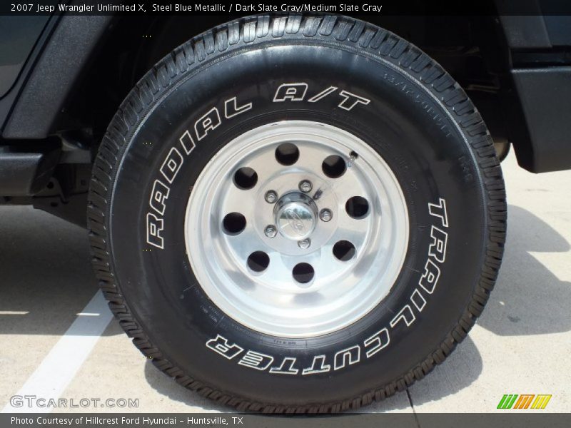 Steel Blue Metallic / Dark Slate Gray/Medium Slate Gray 2007 Jeep Wrangler Unlimited X