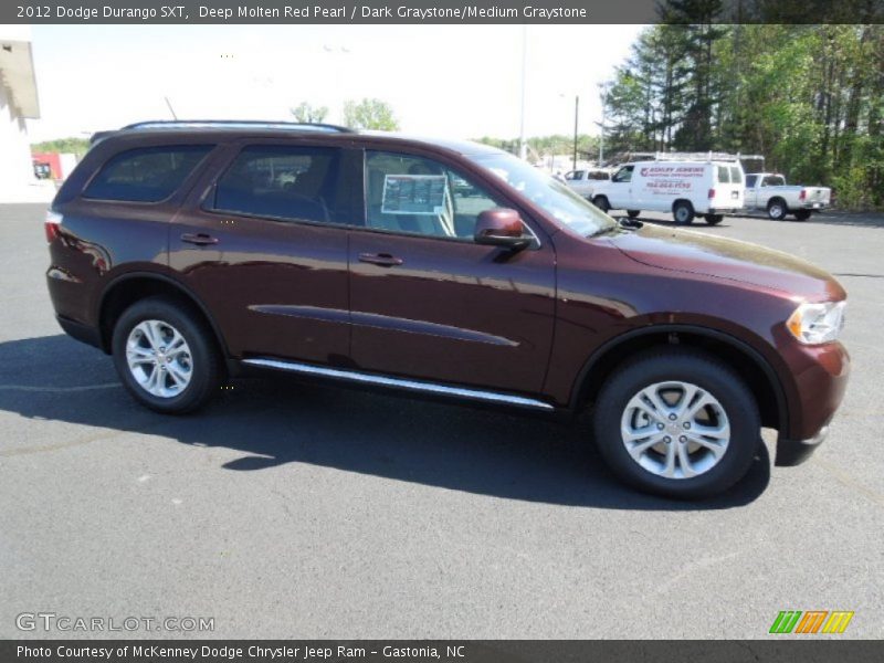 Deep Molten Red Pearl / Dark Graystone/Medium Graystone 2012 Dodge Durango SXT