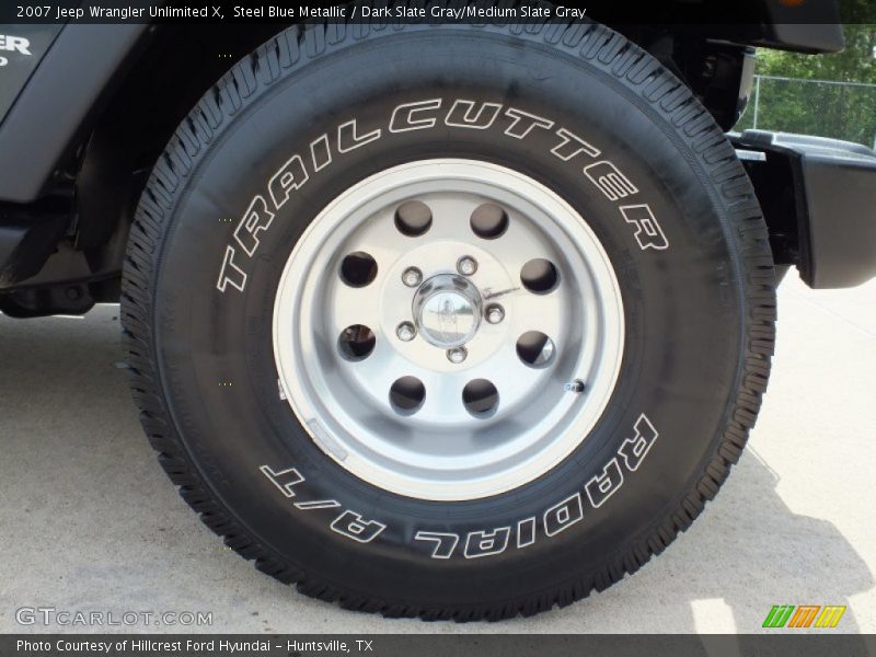 Steel Blue Metallic / Dark Slate Gray/Medium Slate Gray 2007 Jeep Wrangler Unlimited X