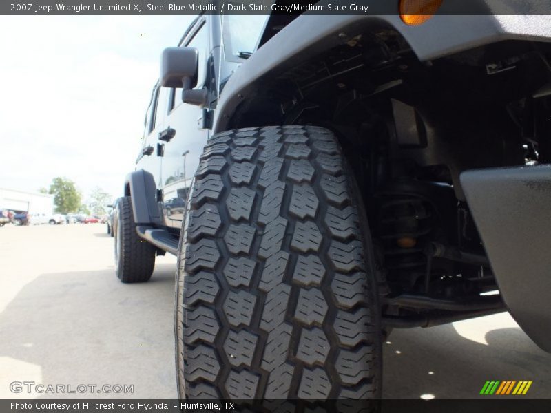 Steel Blue Metallic / Dark Slate Gray/Medium Slate Gray 2007 Jeep Wrangler Unlimited X