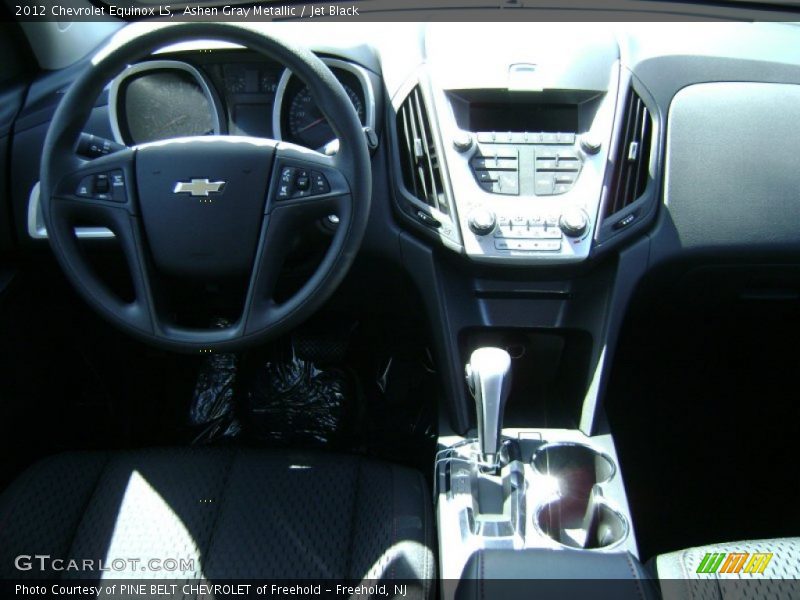Ashen Gray Metallic / Jet Black 2012 Chevrolet Equinox LS