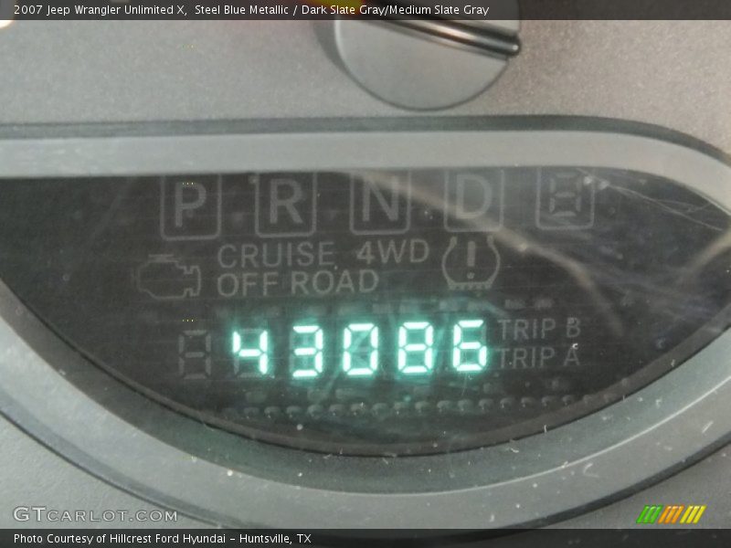 Steel Blue Metallic / Dark Slate Gray/Medium Slate Gray 2007 Jeep Wrangler Unlimited X