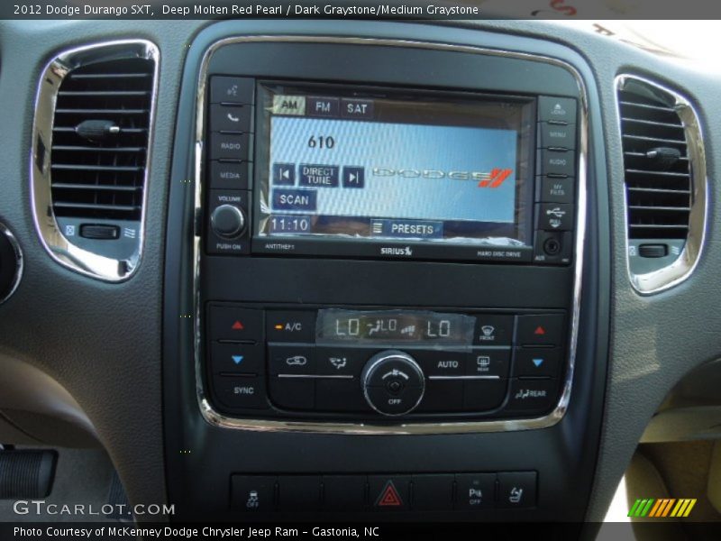 Deep Molten Red Pearl / Dark Graystone/Medium Graystone 2012 Dodge Durango SXT