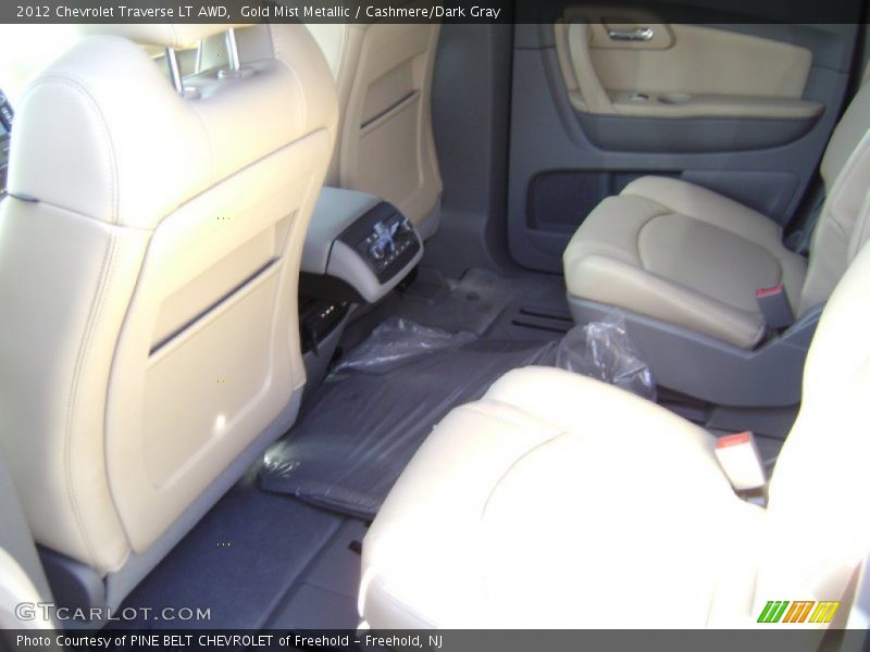 Gold Mist Metallic / Cashmere/Dark Gray 2012 Chevrolet Traverse LT AWD