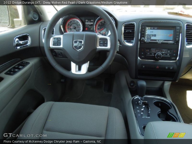 Deep Molten Red Pearl / Dark Graystone/Medium Graystone 2012 Dodge Durango SXT
