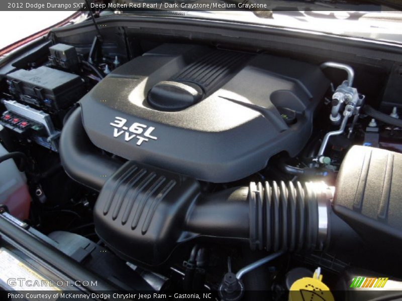 Deep Molten Red Pearl / Dark Graystone/Medium Graystone 2012 Dodge Durango SXT